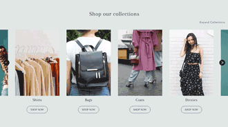 Collection list Carousel & grid example *hide