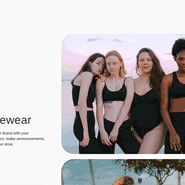 Example of Split Screen with Vertical Scroll Shopify section *hide