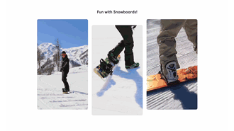 Staggered Images & Videos Shopify section *hide